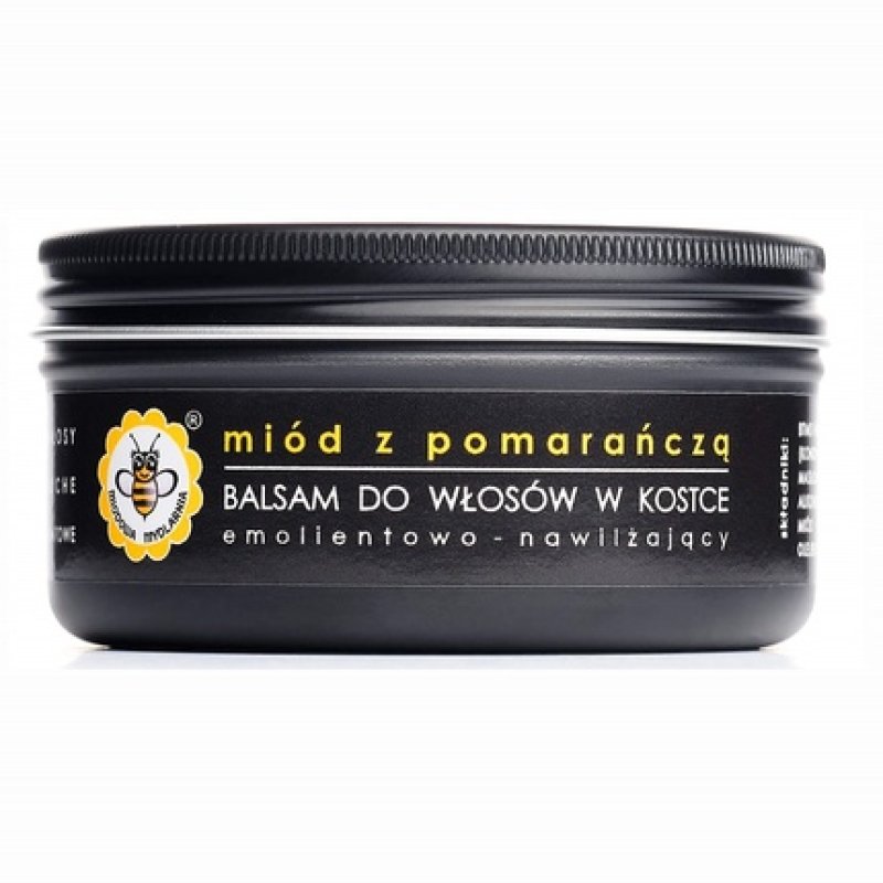 Miodowa Mydlarnia Honey And Orange Hair Balm Bar 65g