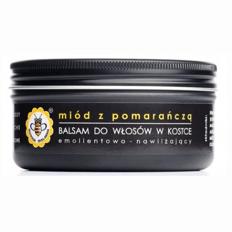 Miodowa Mydlarnia Honey And Orange Hair Balm Bar 65g