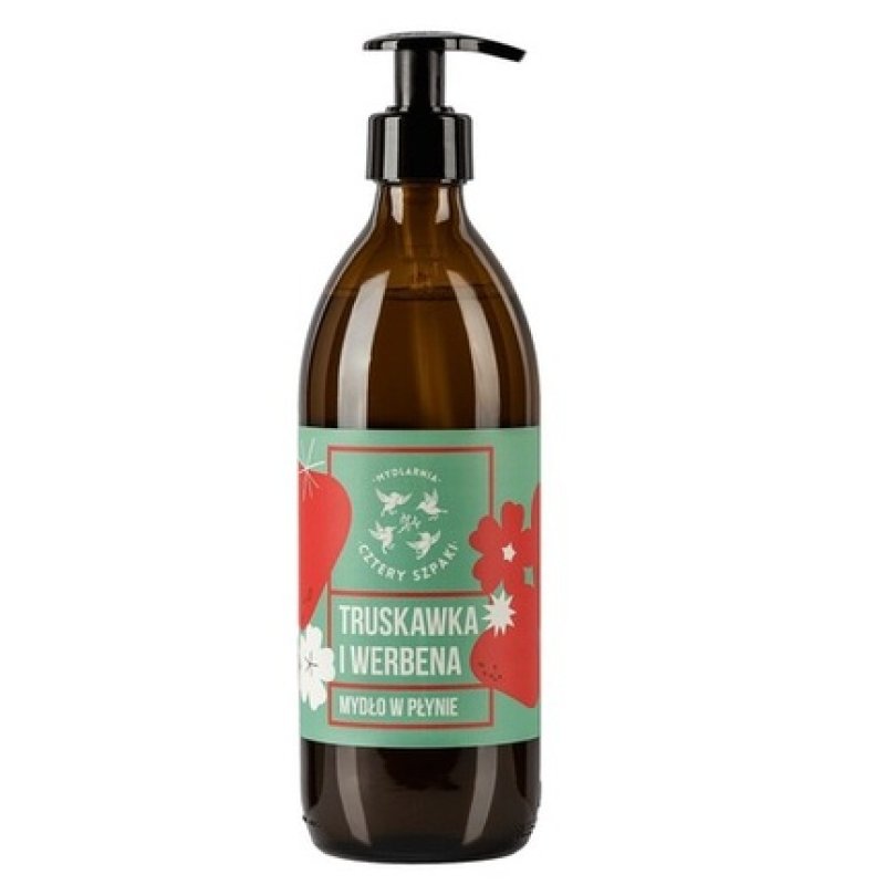Natural Liquid Soap Strawberry and Verbena 500ml