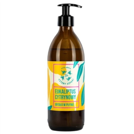 Mydlarnia Cztery Szpaki Eucalyptus Lemon Natural Liquid Soap 500ml