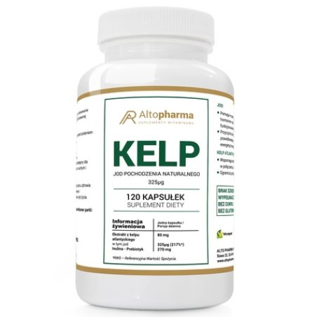 Altopharma Kelp Iodine Natural 325 Micrograms Dietary Supplement 120 Capsules