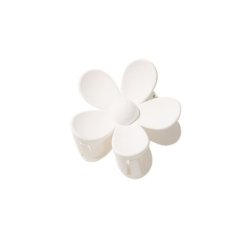 Ecarla Flower Hair Clip Xl, White
