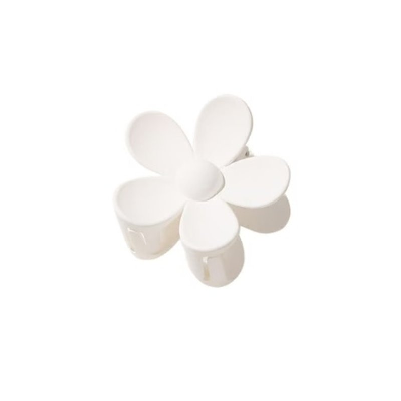 Ecarla Flower Hair Clip Xl, White