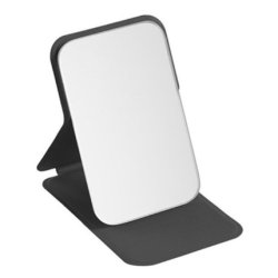 Ecarla Foldable Cosmetic Mirror In Case Black