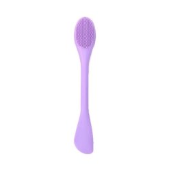 Ecarla Silicone Face Care Brush With Applicator In Purple