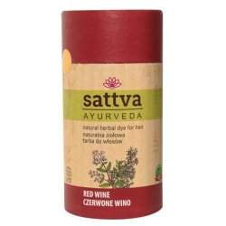 Natural Hair Color in Red Wine - Double Portion of Sattva Ayurveda: Henna Hair Color for Allergies - Organic Plant Hair