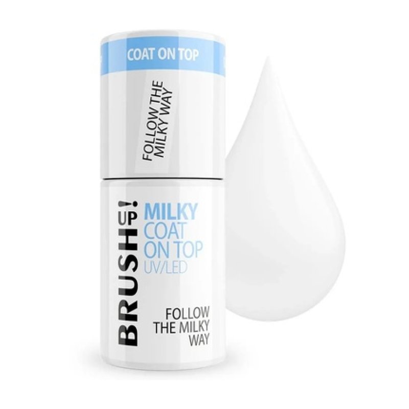 Brushup Milky Coat On Top Uv Led Hybrid Top Follow The Milky Way 5g