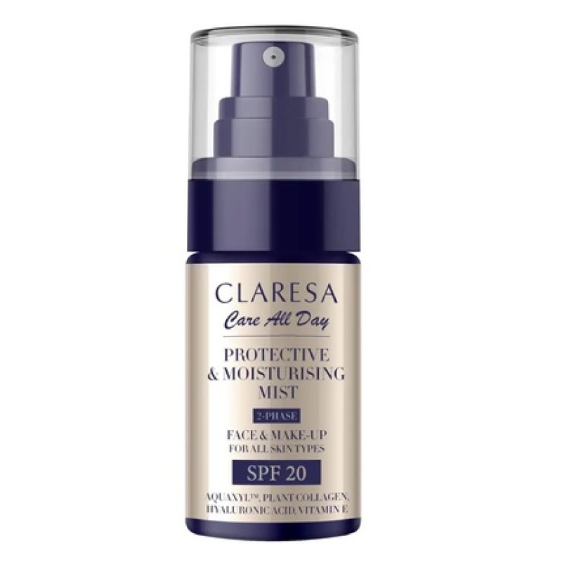Claresa All Day Protective & Moisturising Mist With Spf20, 50ml