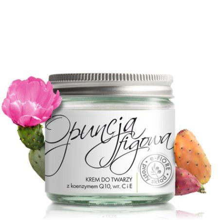 E-Fiore Natural Anti-Aging Face Cream With Prickly Pear, Coenzyme Q10 And Shea Butter, 60 Ml
