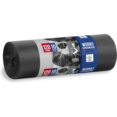 ANNA ZARADNA ST-AZ-001972 Rubbish Bags Tear-Resistant Super Strong 120L