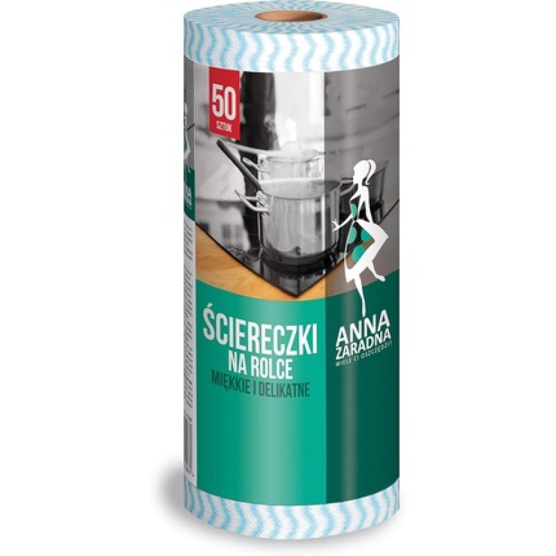 Anna Zaradna High-Quality Cleaning Cloth on a Roll - Washable Kitchen Roll