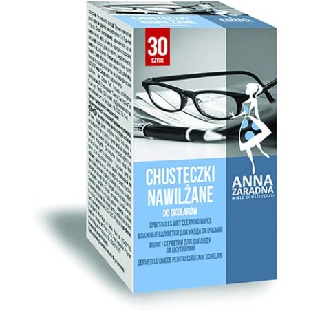 ANNA ZARADNA ST-AZ-030507 Cleaning Wipes for Glasses/Displays/Screens White 12 x 14 cm