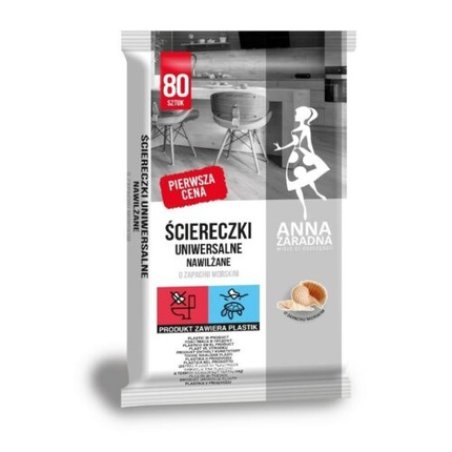 ANNA ZARADNA Universal Moist Wipes Sea Scent 80 Wipes