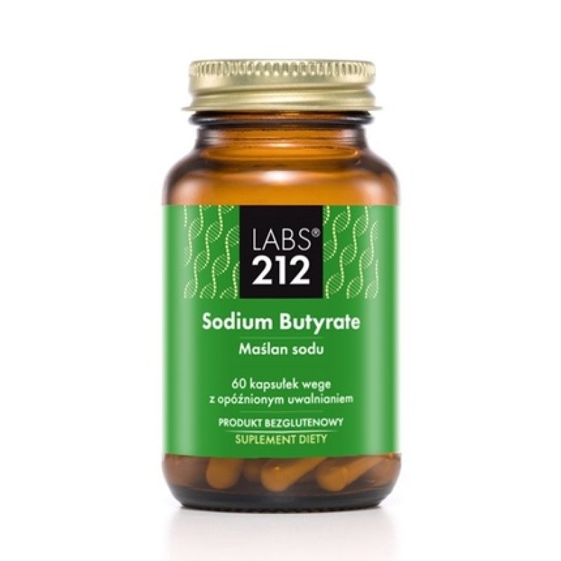 Labs212 Sodium Butyrate Dietary Supplement - 60 Capsules