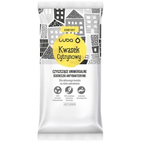 Luba Antibacterial Universal Wipes With Citric Acid - 24 Pieces