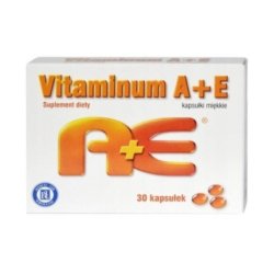 Unit Vitamin A E 2500 IU 100mg Skin Hair 30 Capsules