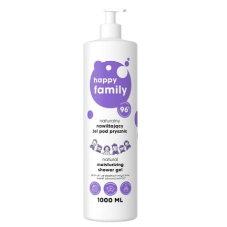 Happy Family Natural Moisturizing Shower Gel For The Whole Family From 3 Years Old 1000ml