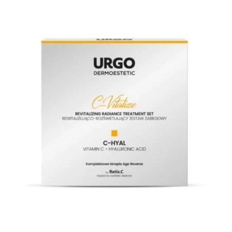 Urgo Complete Skin Renewal Set - 3-Step Kit With Exfoliating Peel 30ml, Hydrating Serum 15ml, And Nourishing Mask 50ml