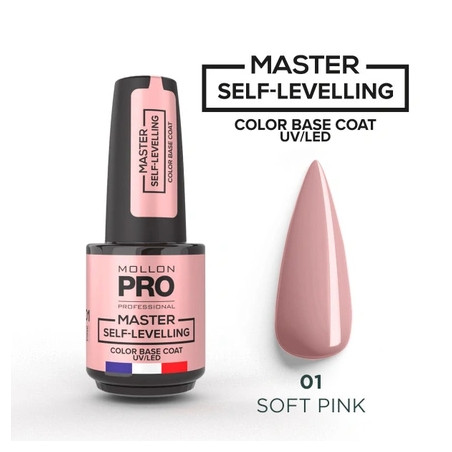 Mollon Pro Mol Master Base Self Levelling Number 01 Soft Pink