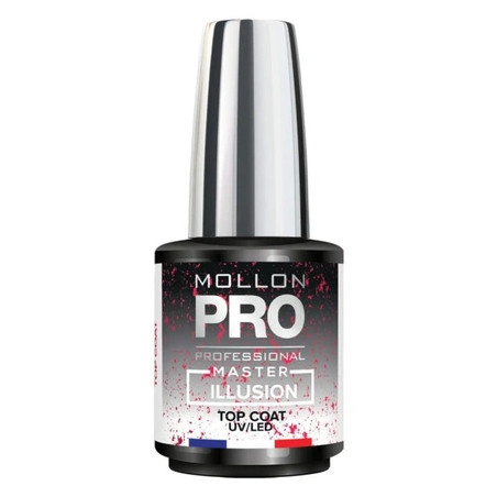 Mollon Pro Mol Master Top Coat Illusion Pink - 12ml