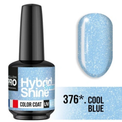 Mollon Pro Mol Hss 376 Cool Blue - Semi-Permanent Hybrid Shine Nail Polish