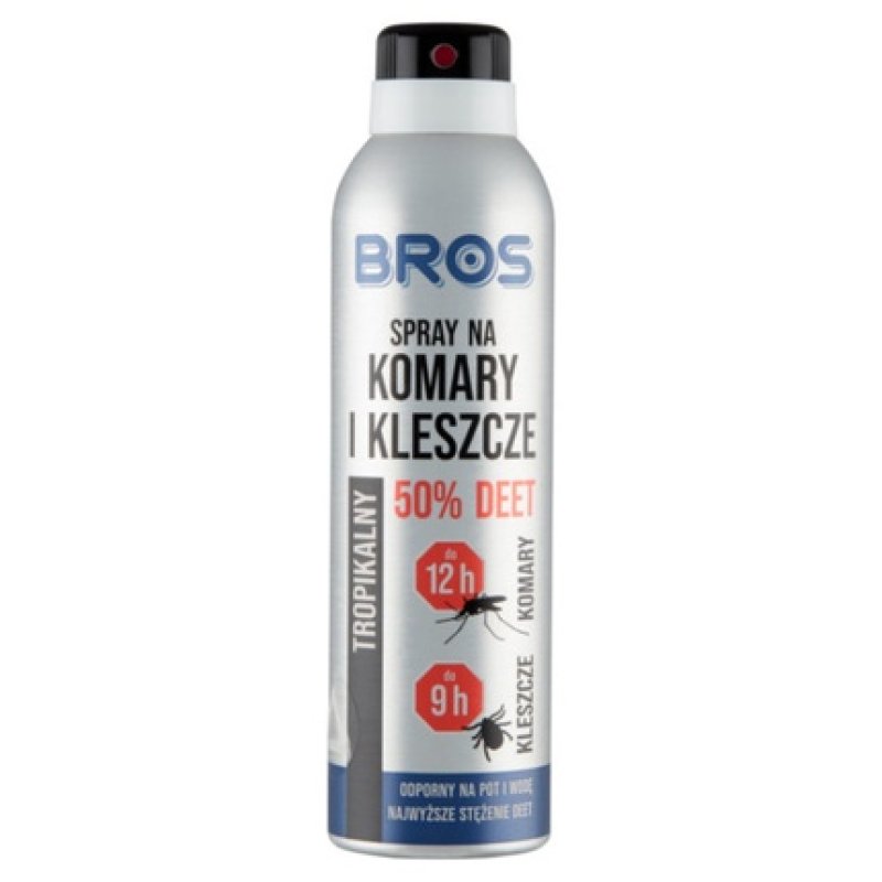 Bros Mosquito and Tick Spray 50% DEET Tropical 180ml