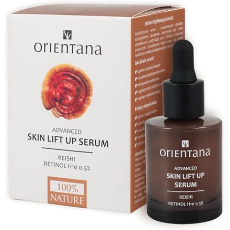 Orientana Advanced Skin Lift Up Serum Reishi with Retinol H10 0.5% Light Milky Emulsion Natural Vegan Anti-Aging Effect