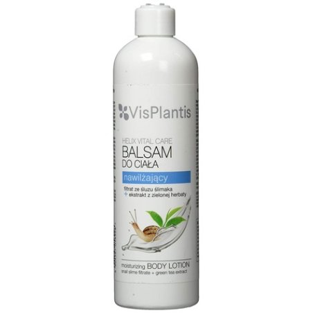 Vis Plantis Moisturizing Body Lotion with Snail Filtrate and Green Tea Extract 400g