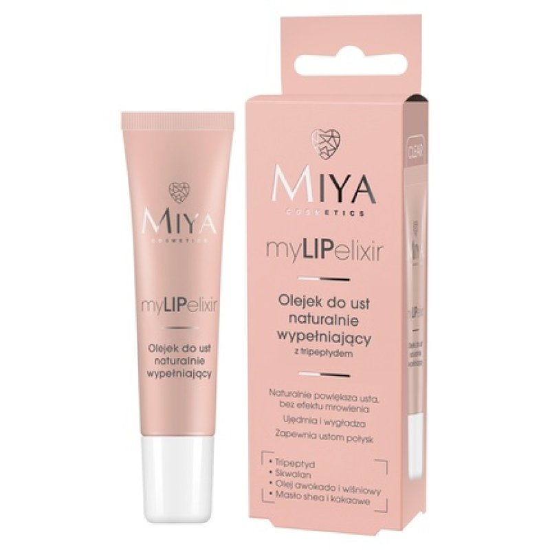 Miya Mylipelixir Naturally Filling Lip Oil Clear 10g