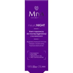 Miya Cosmetics Neuronight Repair Cream for Night Regeneration with Neuropeptides