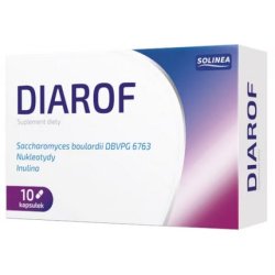 Diarof 10 Capsules Yeast Digestion Intestinal Diarrhea