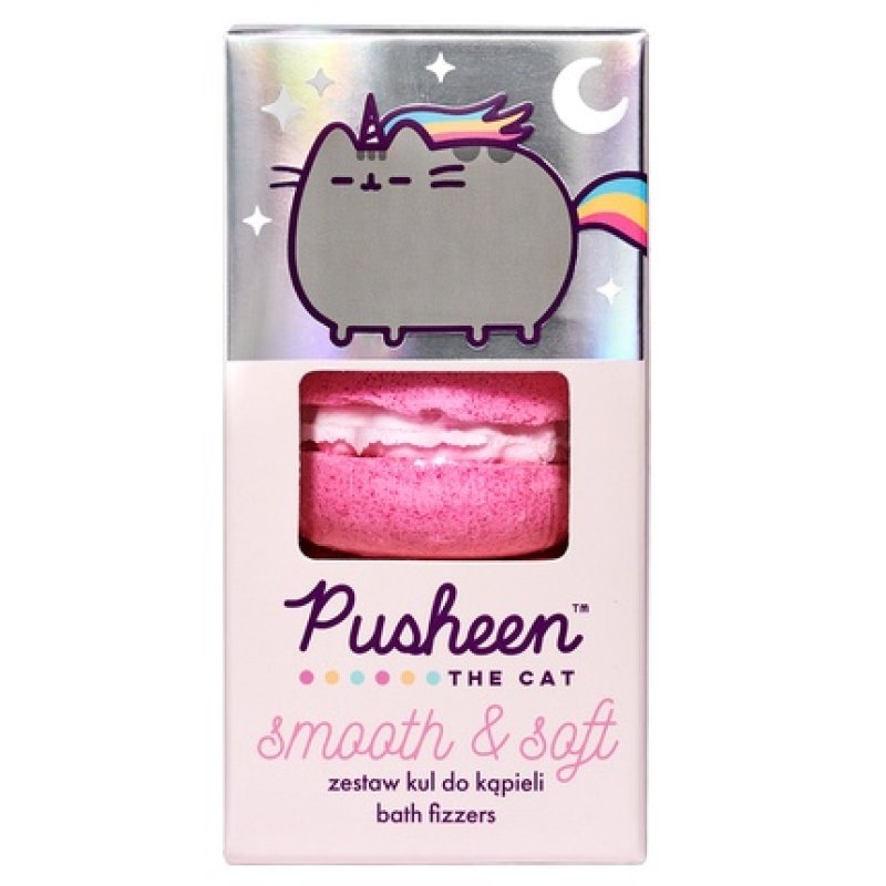 Pusheen The Cat Bath Fizzers Smooth & Soft 3x50g