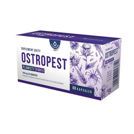 Oleofarm Milk Thistle Forte 60 Capsules - Herbal Dietary Supplement