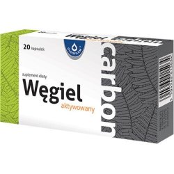 Activated Charcoal 20 Capsules Made from Natural Ingredients like Wood and Peat