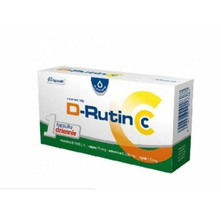 D-Rutin CC 60 Capsules Vitamin C D Zinc Immune System