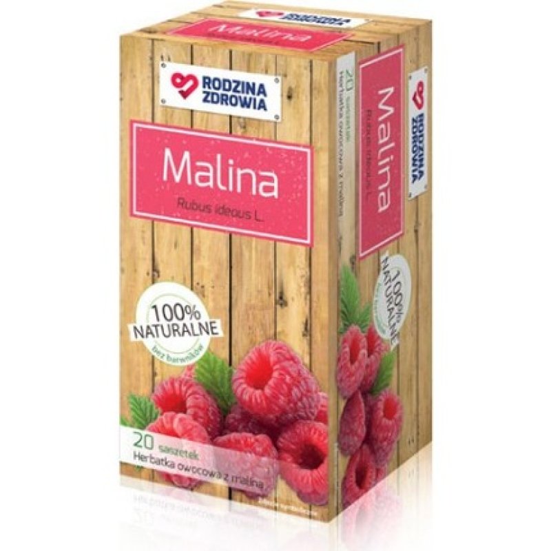 Health Family Raspberry Herbal Tea Bags - 20 Count