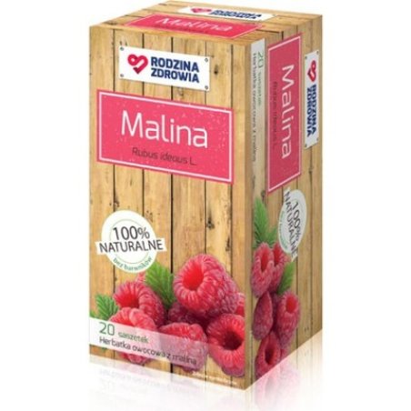 Health Family Raspberry Herbal Tea Bags - 20 Count