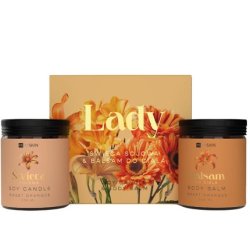Hiskin Lady Orange Candle 200ml Body Balm 200ml Set