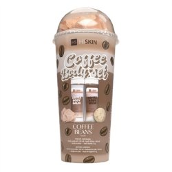 HISKIN TUBE COFFEE SPONGE BATH BOMB BODY SET