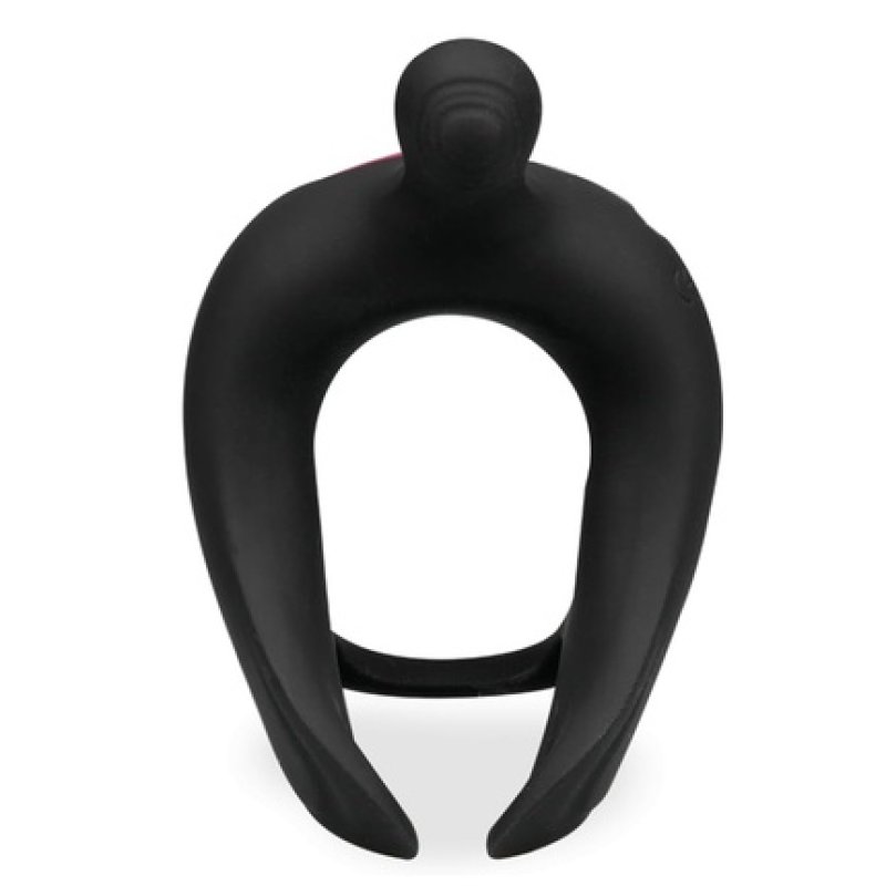 S-Hande Dot Vibrating Ring For Penis Black