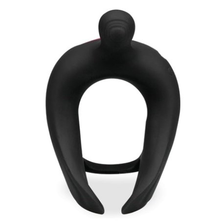 S-Hande Dot Vibrating Ring For Penis Black