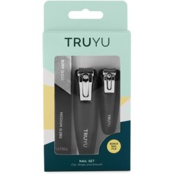 Truyu 3-Piece Nail Manicure Set with Nail and Toenail Clippers and Nail File