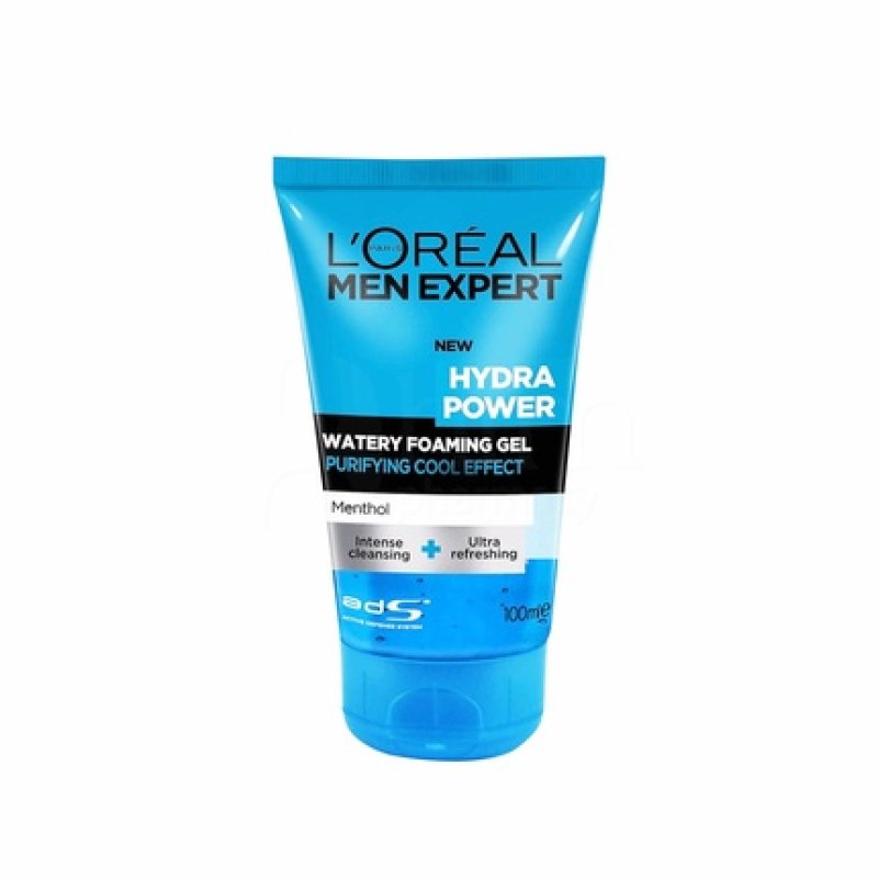 L'Oreal Paris Men Expert Hydra Power Menthol Cleansing And Hydrating Gel For Face - 100 Ml