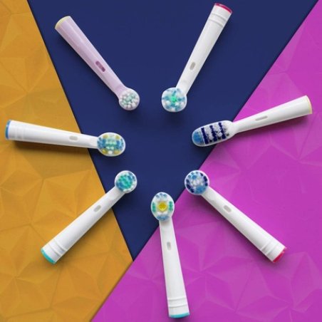 Lovyc Electric Toothbrush Replacement Soft Floss Action 4 Units