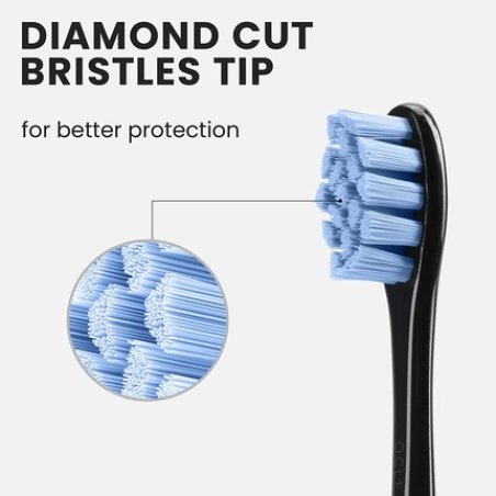 Oclean Clean Brush Head B06 Electric Toothbrush Heads with DuPont Bristles - Black