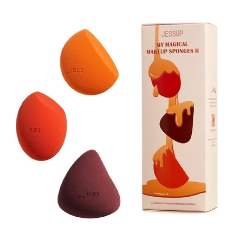 Jessup Face Soft Beauty Blender Makeup Sponge Set Of 3