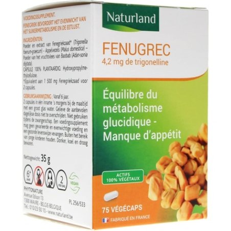Naturland Fenugreek 75 Veggie Caps