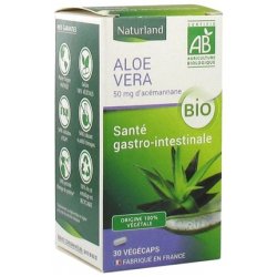 Naturland Aloe Vera Organic Dietary Supplement 30 Vegi-Caps