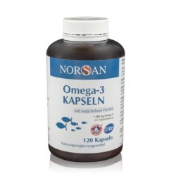 Norsan Omega-3 Capsules with Natural Fish Oil 120 Pieces 164g