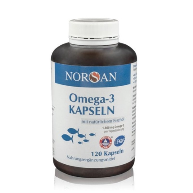 Norsan Omega-3 Capsules with Natural Fish Oil 120 Pieces 164g